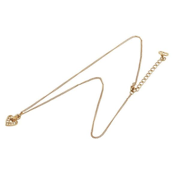 Dior Heart Rhinestone Necklace - Picture 4 of 7